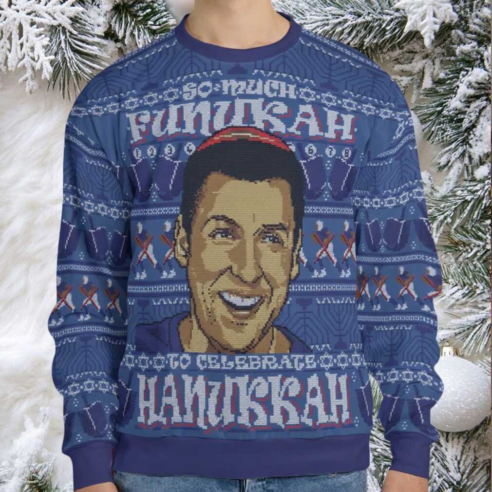 So Much Funukah Ugly Christmas Sweatshirt