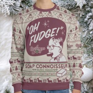 Soap Connoisseur A Christmas Story Ugly Christmas Sweatshirt