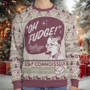 Soap Connoisseur A Christmas Story Ugly Christmas Sweatshirt