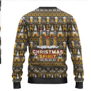 Spirit Beer Christmas Ugly Christmas Sweater Xmas Holiday Patterns