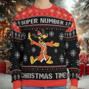 Super Number One Hong Kong Phooey Ugly Christmas Sweatshirt