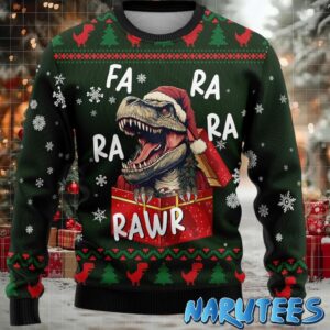 T rex Fa Ra Ra Ra Rawr Ugly Christmas Sweater