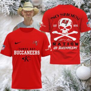 Tampa Bay Buccaneers Kenny Chesney No Shoes Nation 2025 Hoodie T Shirt