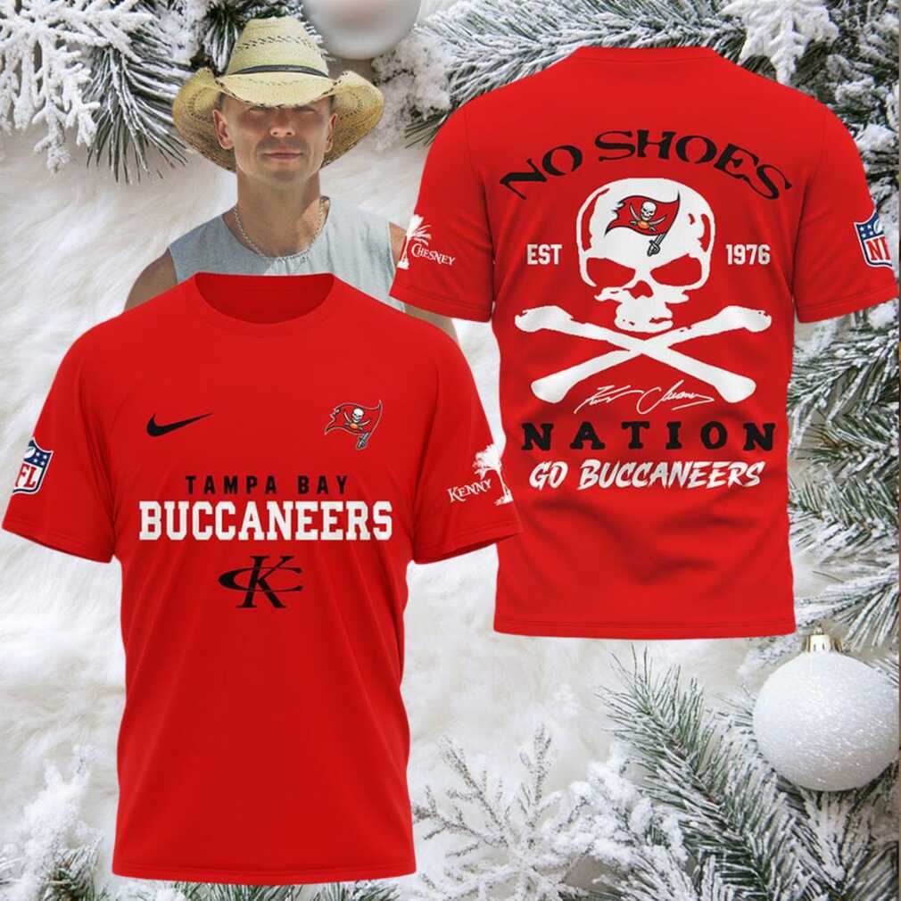 Tampa Bay Buccaneers Kenny Chesney No Shoes Nation 2025 Hoodie T Shirt
