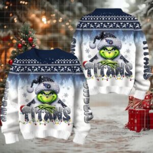 Tennessee Titans Grinch Stolen Christmas Sweater
