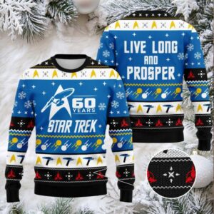 The Original Series 60th Anniversary Ugly Sweater – HOATT13844