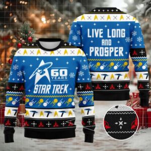 The Original Series 60th Anniversary Ugly Sweater – HOATT13844