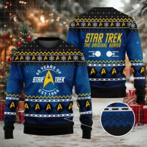 The Original Series 60th Anniversary Ugly Sweater – HOATT13846