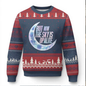 The Sky Is Opalite Moonstone Mystical Crystal Lover Ugly Christmas Sweater