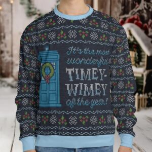 Timey Ugly Christmas Sweatshirt