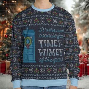 Timey Ugly Christmas Sweatshirt