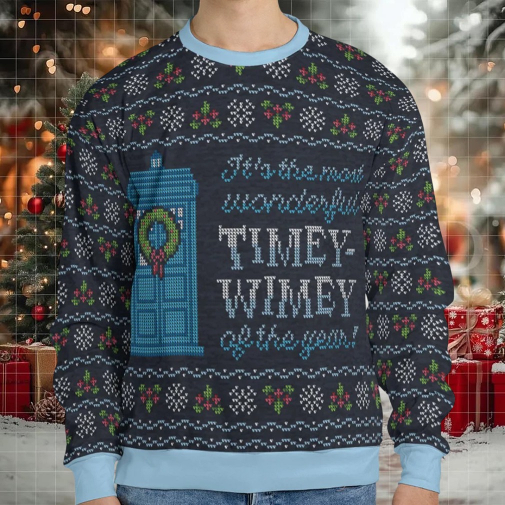 Timey Ugly Christmas Sweatshirt Timey Ugly Christmas Sweatshirt