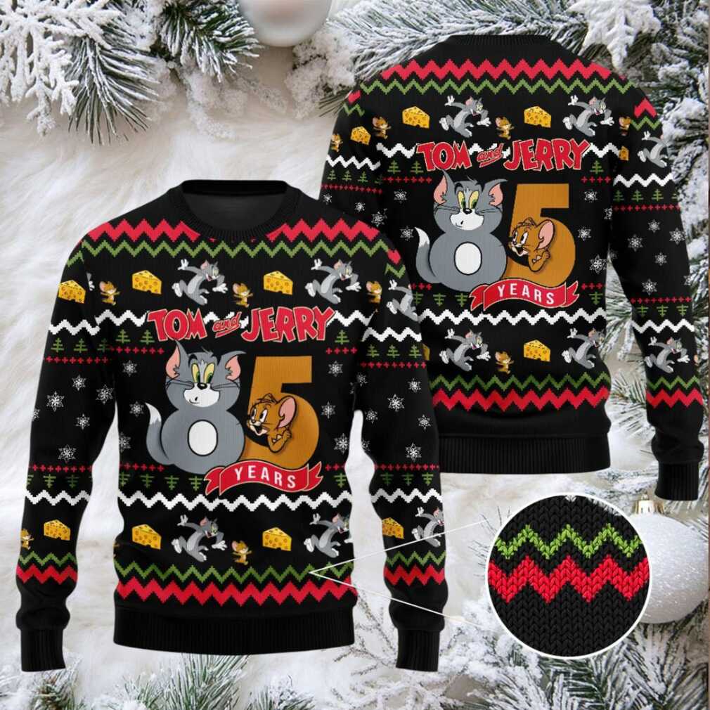 Tom and Jerry’s 85th Anniversary 2025 Ugly Sweater Tom and Jerry’s 85th Anniversary 2025 Ugly Sweater