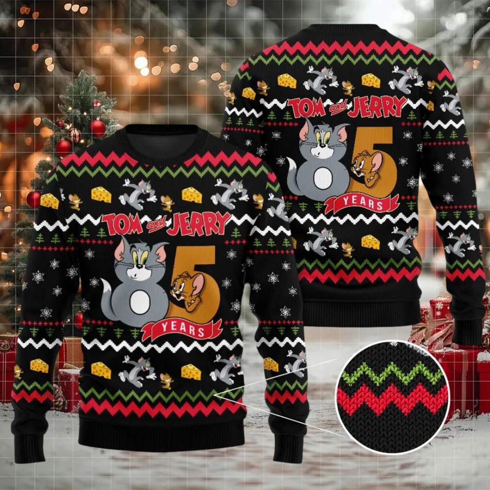 Tom and Jerry’s 85th Anniversary 2025 Ugly Sweater Tom and Jerry’s 85th Anniversary 2025 Ugly Sweater