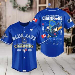 Toronto Blue Jays All Hail World Series 2025 Champions Baseball Jersey