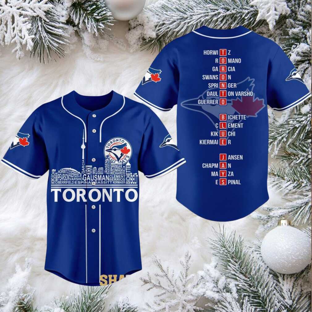 Toronto Blue Jays Champions Squad City Skyline 2025 Baseball Jersey Toronto Blue Jays Champions Squad City Skyline 2025 Baseball Jersey