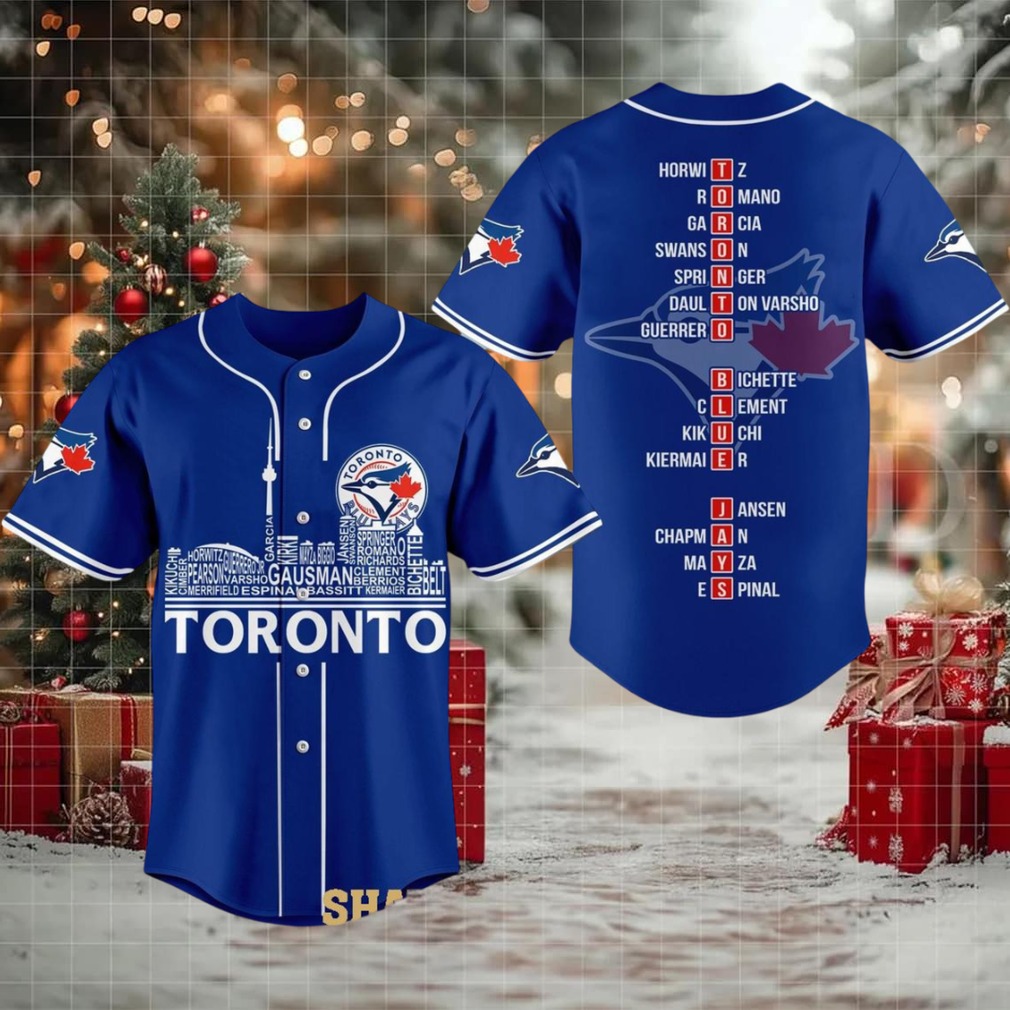 Toronto Blue Jays Champions Squad City Skyline 2025 Baseball Jersey Toronto Blue Jays Champions Squad City Skyline 2025 Baseball Jersey