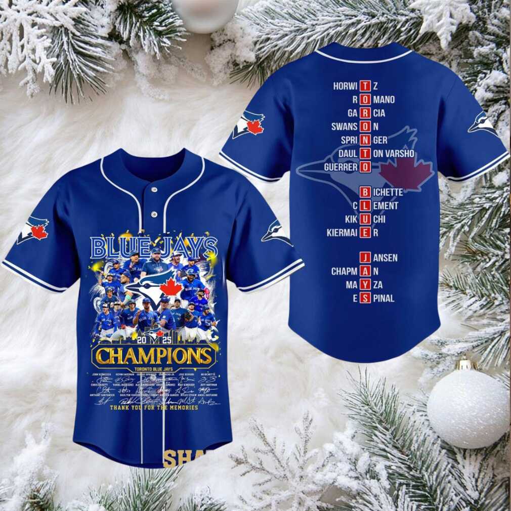 Toronto Blue Jays Thank You For World Series 2025 Baseball Jersey Toronto Blue Jays Thank You For World Series 2025 Baseball Jersey