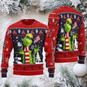 Trump Ugly Christmas Sweater BGSWT672