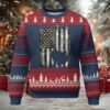 Funny Skeleton Beer Xmas Ugly Christmas Sweater Support Day Drinking