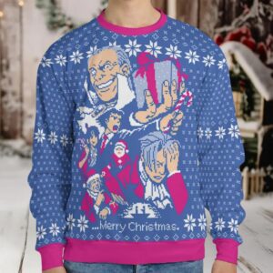 Turnabout Christmas ACE Attorney AOP Ugly Christmas Sweatshirt