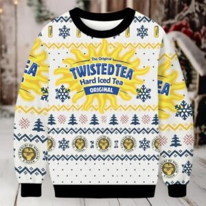 Twisted Tea Hard Iced Tea Christmas Ugly Sweatshirt