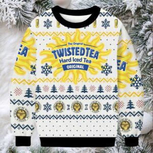 Twisted Tea Hard Iced Tea Christmas Ugly Sweatshirt