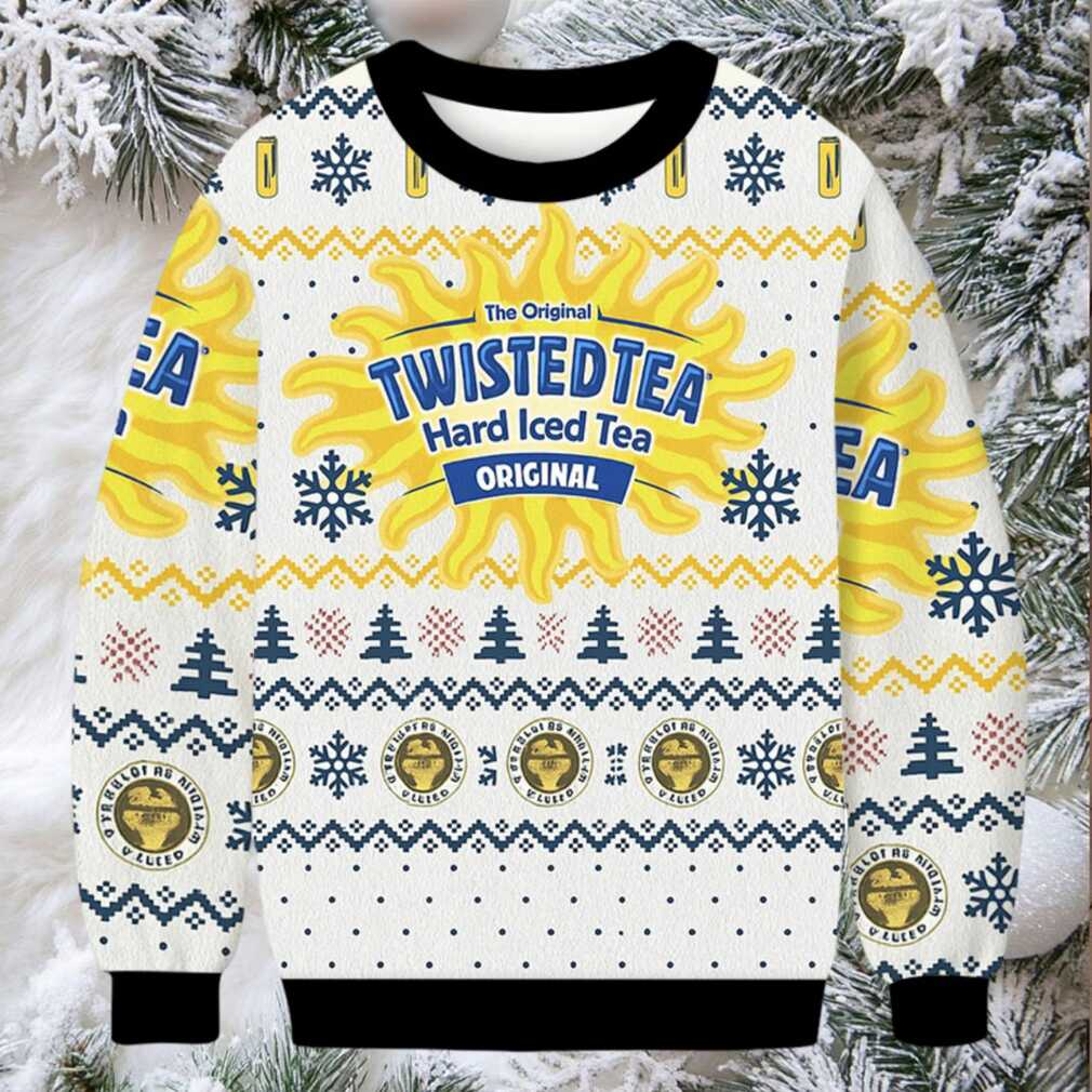 Twisted Tea Hard Iced Tea Christmas Ugly Sweatshirt Twisted Tea Hard Iced Tea Christmas Ugly Sweatshirt