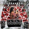In Flames Soundtrack To Your Holidays Big Logo Snowflakes Pattern Ugly Christmas Sweater In Flames Soundtrack To Your Holidays Big Logo Snowflakes Pattern Ugly Christmas Sweater