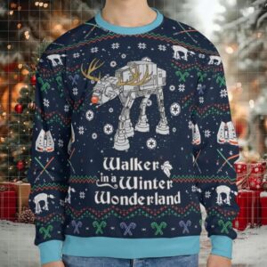 Walker In A Winter Wonderland Star Wars Ugly Christmas Sweatshirt
