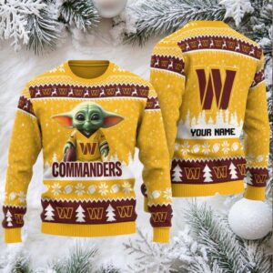 Washington Commanders Ugly Christmas Sweater BGSWT668