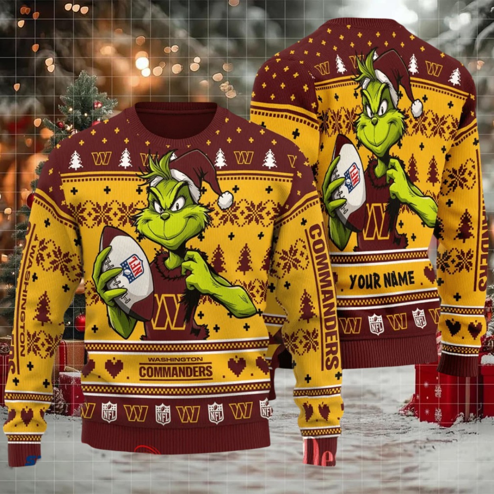 Washington Commanders Ugly Christmas Sweater BGSWT695 Washington Commanders Ugly Christmas Sweater BGSWT695