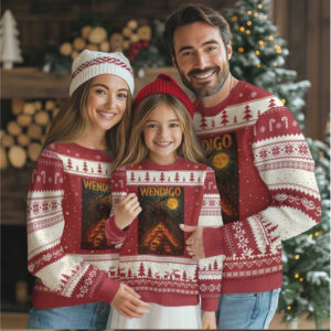 Wendigo Ugly Christmas Sweater Halloween Cryptid Horror Mythical Creature