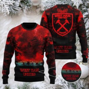 West Ham United FC x Stranger Things Ugly Sweater