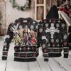 Black Baltimore Ravens NFL Ugly Christmas Sweater Name Customized Black Baltimore Ravens NFL Ugly Christmas Sweater Name Customized