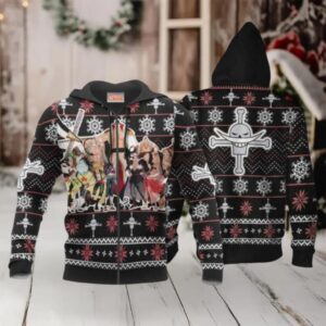 Whitebeard Pirates Ugly Christmas Sweater One Piece Anime 1k489 Fan Gift Stylist Unisex Cartoon Graphic Outfits Aop 3d Hoodie, Whitebeard Pirates Ugly Christmas Sweater One Piece Anime 1k489 Fan Gift Stylist Unisex Cartoon Graphic Outfits Aop 3d Hoodie,