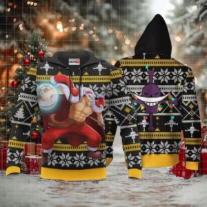Whitebeard Ugly Christmas Sweater One Piece Anime 1k502 Fan Gift Stylist Unisex Cartoon Graphic Outfits Aop 3d Hoodie,