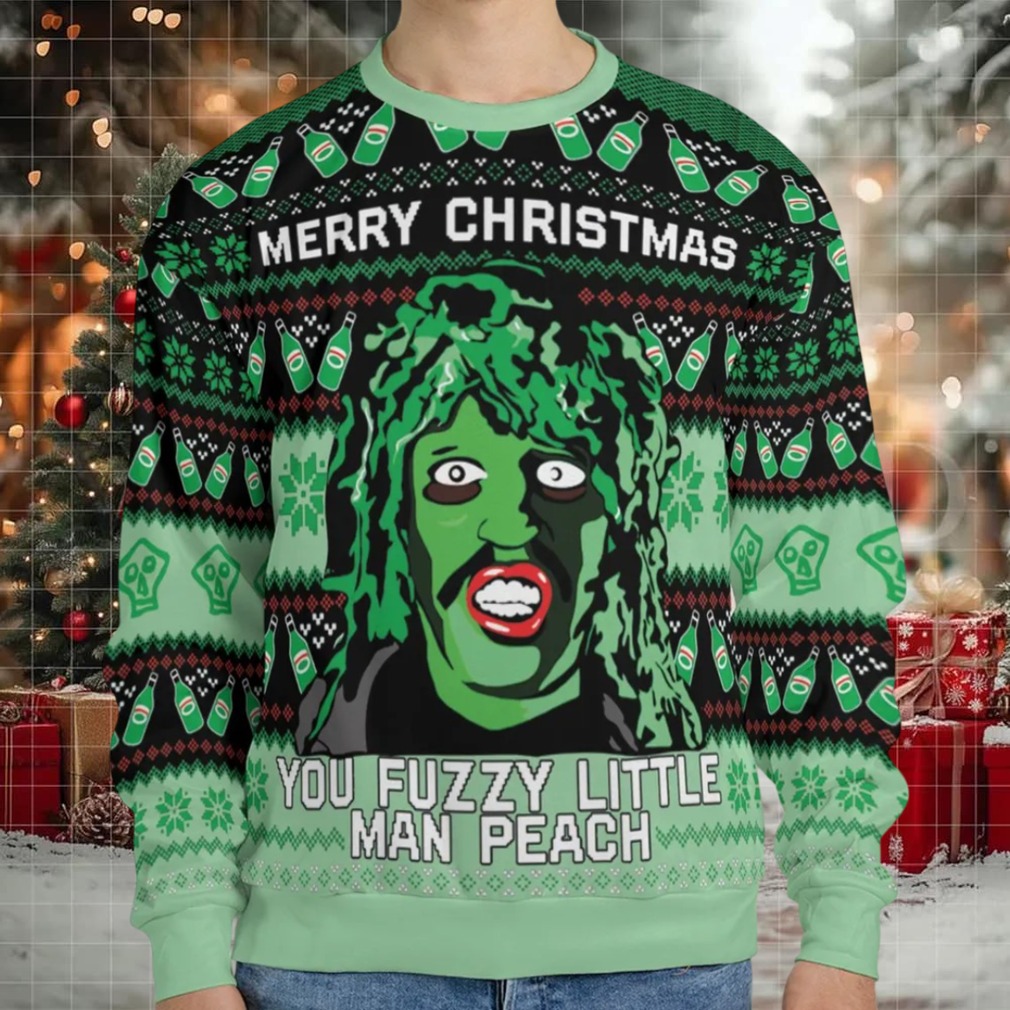 You Fuzzy Little Man Peach Ugly Christmas Sweatshirt You Fuzzy Little Man Peach Ugly Christmas Sweatshirt